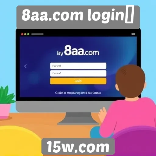 Acessibilidade do login no site de jogos 8aa.com